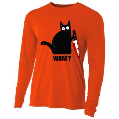 Spooky Lockdown Cat Cooling Performance Long Sleeve Crew