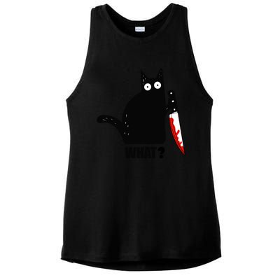 Spooky Lockdown Cat Ladies PosiCharge Tri-Blend Wicking Tank