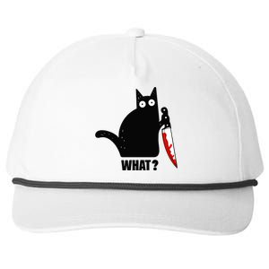 Spooky Lockdown Cat Snapback Five-Panel Rope Hat