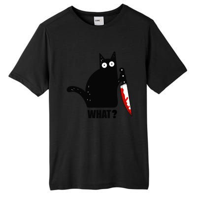 Spooky Lockdown Cat Tall Fusion ChromaSoft Performance T-Shirt