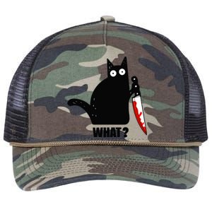 Spooky Lockdown Cat Retro Rope Trucker Hat Cap