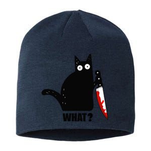 Spooky Lockdown Cat Sustainable Beanie