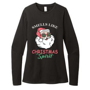 Smells Like Christmas Spirigift Funny Santa Claus Gift Womens CVC Long Sleeve Shirt