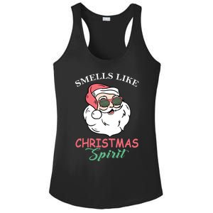 Smells Like Christmas Spirigift Funny Santa Claus Gift Ladies PosiCharge Competitor Racerback Tank