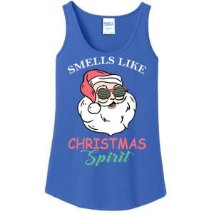 Smells Like Christmas Spirigift Funny Santa Claus Gift Ladies Essential Tank