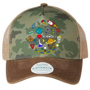 Science Lover Chemistry Biology Physics Love Science Legacy Tie Dye Trucker Hat