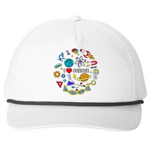 Science Lover Chemistry Biology Physics Love Science Snapback Five-Panel Rope Hat