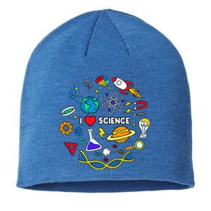 Science Lover Chemistry Biology Physics Love Science Sustainable Beanie