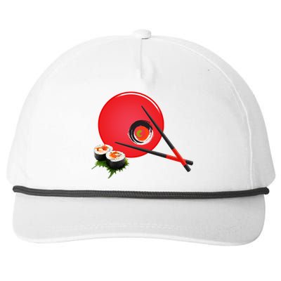 Sushi Lover Cool Gift Snapback Five-Panel Rope Hat