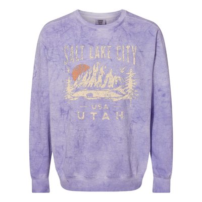 Salt Lake City Colorblast Crewneck Sweatshirt