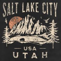 Salt Lake City 7 Panel Mesh Trucker Snapback Hat