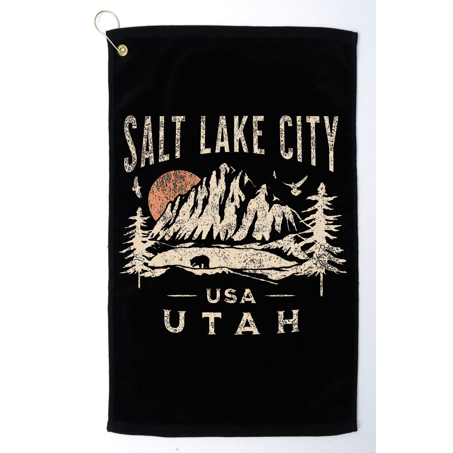 Salt Lake City Golf Towel