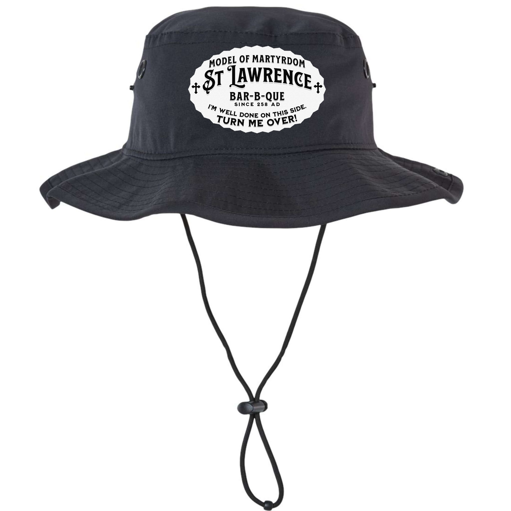 St Lawrence Catholic BBQ Fathers Day gift Deacon Bucket Hat