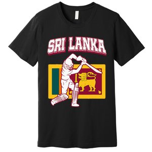 Sri Lanka Cricket 2024 Sri Lankan Cricket Fans Jerse Premium T-Shirt