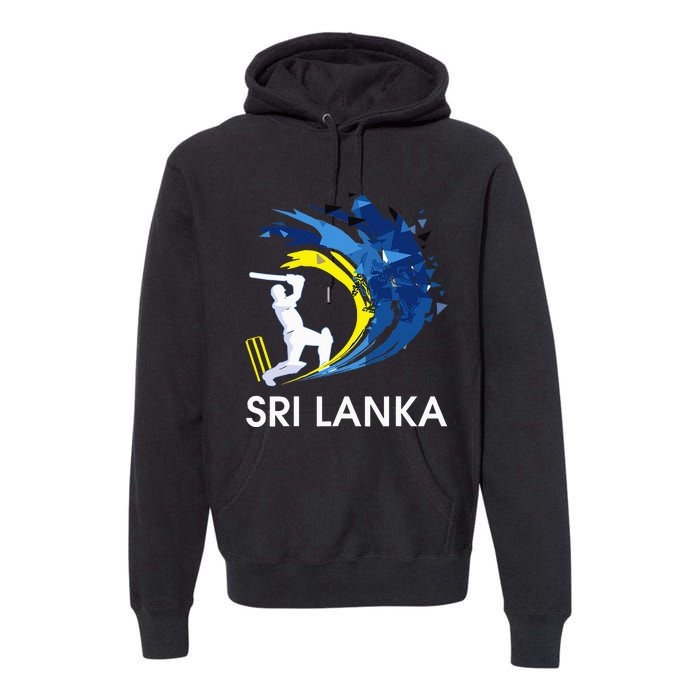 Sri Lanka Cricket 2024 Sri Lankan Cricket Jersey Premium Hoodie