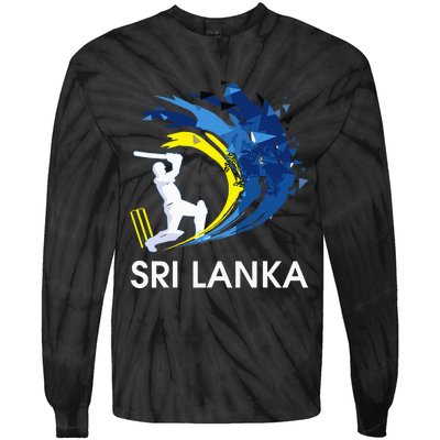 Sri Lanka Cricket 2024 Sri Lankan Cricket Jersey Tie-Dye Long Sleeve Shirt