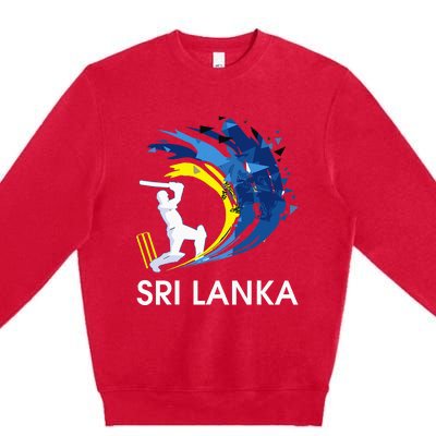 Sri Lanka Cricket 2024 Sri Lankan Cricket Jersey Premium Crewneck Sweatshirt