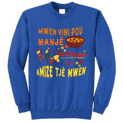 St. Lucia Creole Day Manje Danse Kweyol Day Sweatshirt