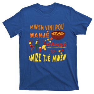 St. Lucia Creole Day Manje Danse Kweyol Day T-Shirt