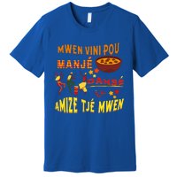 St. Lucia Creole Day Manje Danse Kweyol Day Premium T-Shirt