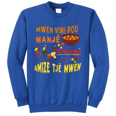 St. Lucia Creole Day Manje Danse Kweyol Day Tall Sweatshirt