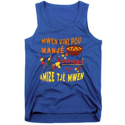 St. Lucia Creole Day Manje Danse Kweyol Day Tank Top