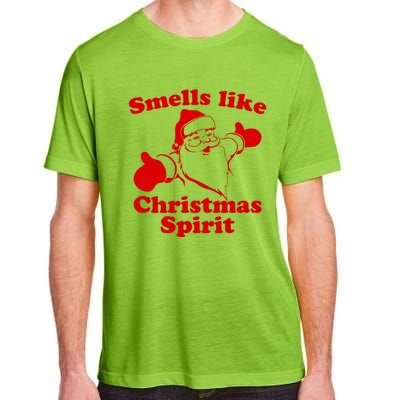 Smells Like Christmas Spirit Funny Santa Xmas Meaningful Gift Adult ChromaSoft Performance T-Shirt