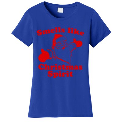 Smells Like Christmas Spirit Funny Santa Xmas Meaningful Gift Women's T-Shirt