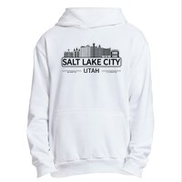 Salt Lake City Utah Cityscape Travel To Salt Lake City Urban Pullover Hoodie