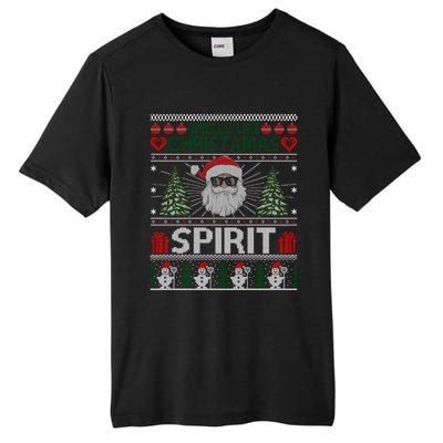 Smells Like Christmas Spirit Santa Claus Xmas Gift Tall Fusion ChromaSoft Performance T-Shirt