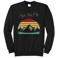 Salt Lake City Utah Vintage Hiking Outdoors Nature Woods Sweatshirt