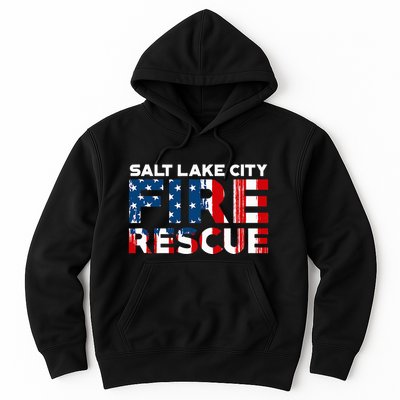 Salt Lake City Utah Fire Rescue Department Firefighters Duty Hoodie