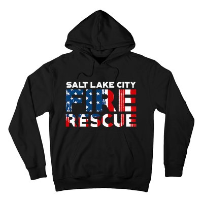 Salt Lake City Utah Fire Rescue Department Firefighters Duty Hoodie