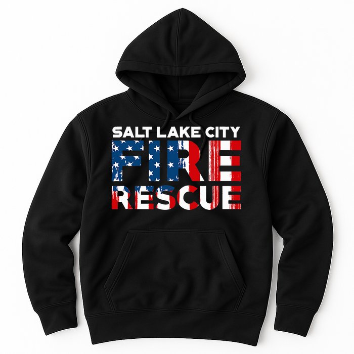 Salt Lake City Utah Fire Rescue Department Firefighters Duty Hoodie