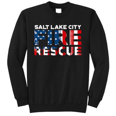 Salt Lake City Utah Fire Rescue Department Firefighters Duty Sweatshirt