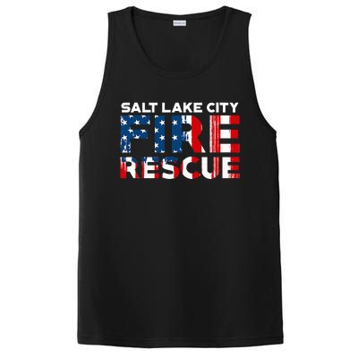 Salt Lake City Utah Fire Rescue Department Firefighters Duty PosiCharge Competitor Tank