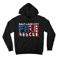 Salt Lake City Utah Fire Rescue Department Firefighters Duty Tall Hoodie