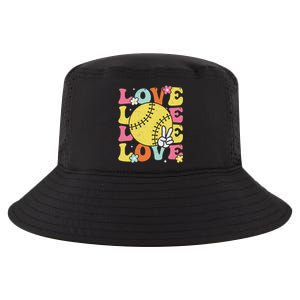 Softball Love Cute Softball Cool Comfort Performance Bucket Hat