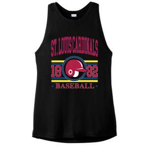 St Louis Cardinal Baseball Team Supporter Ladies PosiCharge Tri-Blend Wicking Tank