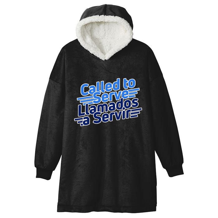 Spanish Language Called To Serve Lds Missionary Mission Hooded Wearable Blanket
