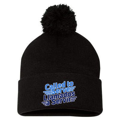 Spanish Language Called To Serve Lds Missionary Mission Pom Pom 12in Knit Beanie