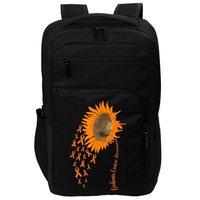 Sunflower Leukemia Cancer Awareness Impact Tech Backpack