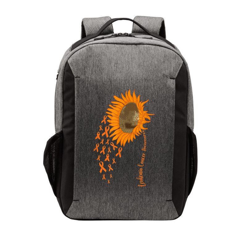 Sunflower Leukemia Cancer Awareness Vector Backpack