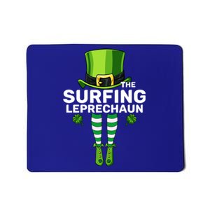 Surfing Leprechaun Costume Gift Meaningful Gift Matching Family Funny Gift Mousepad