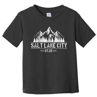 Salt Lake City Utah Mountains Nature Souvenir Toddler T-Shirt