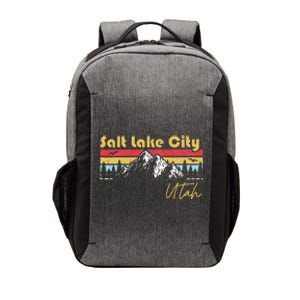 Salt Lake City Utah Roots Hometown Vector Backpack