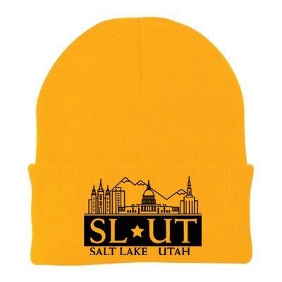 Salt Lake City Utah Ut Hometown Home State Pride Knit Cap Winter Beanie