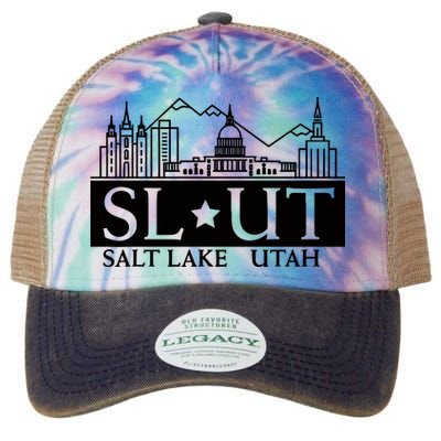 Salt Lake City Utah Ut Hometown Home State Pride Legacy Tie Dye Trucker Hat