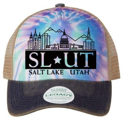 Salt Lake City Utah Ut Hometown Home State Pride Legacy Tie Dye Trucker Hat