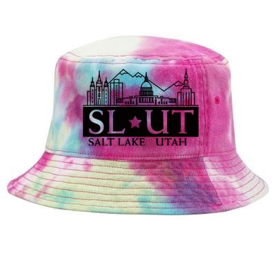 Salt Lake City Utah Ut Hometown Home State Pride Tie-Dyed Bucket Hat